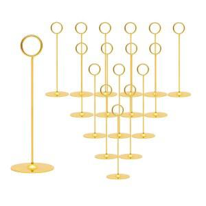 어반 데코 16피스 테이블 사진 홀더를 생일 골드 노트 메모 결혼식 번호 레스토랑 8인치 카드 홀더 음식 스틸 표지판 위해 배치합니다