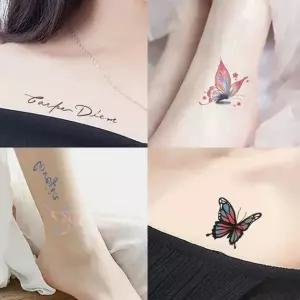 패션 타투 스티커 30종 세트 Y스타일 붙이는 문신 헤나 오래가는 워터파크 수영장