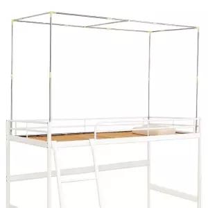 2층침대 커튼 프레임 모기장 복층 벙커 암막 기숙사 수납형 벙커침대 일체형 브래킷 텐트