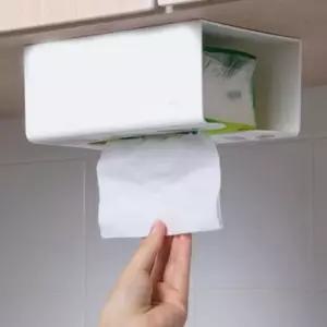 벽부형착 휴지 케이스 냅킨 디스펜서 흰색 대