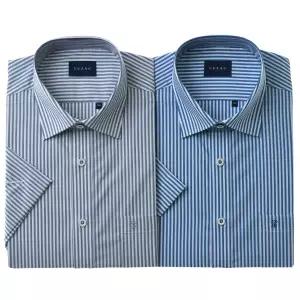 [대구백화점] [예작]반소매/코튼 혼방 스판 런던 스트라이프 일반핏(YJFMBRR212)