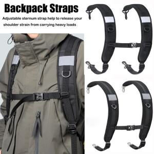 가방 액세서리 블랙 백팩 스트랩 옥스포드 천 충격 흡수 교체 어깨 등산 하이킹
