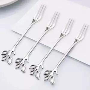 4p 티포크세트 스텐포크 카페커트러리 디저트커트러리