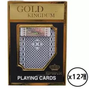 골드킹 트럼프 카드 고급 포커세트 플라스틱 12개
