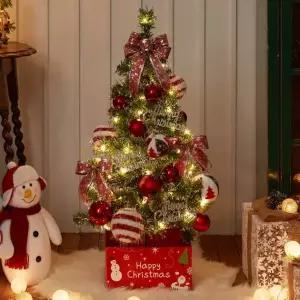 크리스마스 롤리팝 미니 트리 풀세트 90cm (전구포함)