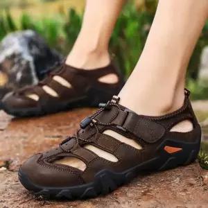 남자 여름 물놀이 아웃도어 빈티지 스타일 스트링 샌들