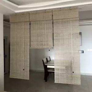 가림막 일식 패브릭 중문 하프커튼 노렌 스타일 베란다