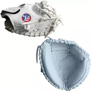 발레 이글 27S 스트랩백 야구 포수 트레이닝 미트 - 캐치 이적 시선 조정 및 포켓 인식을 위한 패딩 가죽