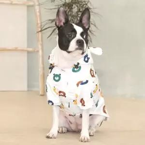 강아지 우비 바람막이 애견 비옷 S M L XL