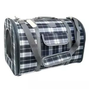 체크 이동가방(대) 신형 반려동물 외출용품 장이동 이동장 야외 강아지 고양이