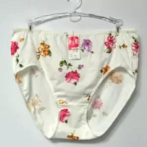국산 꽃무늬 팬티 5컬러 빅사이즈 팬티 100에서 105