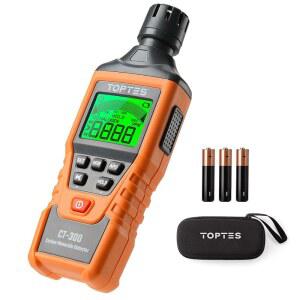 TopTes CT-300 휴대용 일산화탄소 CO 화면, 및 x3 캠핑 여행용(배터리 자동차, LCD 시각 백라이트 기능이 0-5000PPM, 주황색 청각 가정, 경보 경보기, ) 있는 감지기,