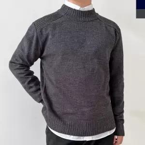 어좁커버핏 남성 하프넥 반목폴라 니트티 겨울이너 터틀넥 목티 간절기옷 보온효과