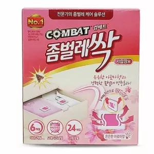 은은한 아로마향 강력 컴배트 좀벌레싹 서랍용 24개입