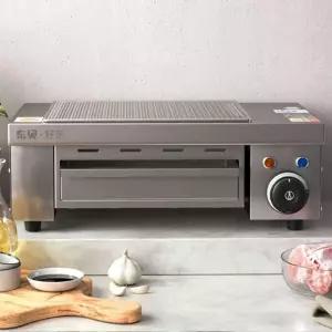 실내 전기 바베큐 그릴 스테인레스 삼겹살 꼬치 고기