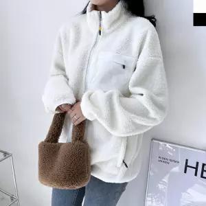 간편외출복 여자 겨울자켓 플리스집업 주말코디 세미정장 겉옷 여성아우터 재킷