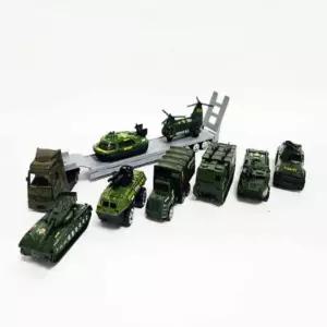 밀리터리 카캐리어 10P 세트 미니카캐리어 풀백자동차