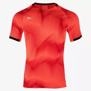 푸마 유니폼 축구 반팔티 단체티 오렌지 아웃도어티 기본티 등산복티셔츠 깔끔한티 가볍고세련된 데일리