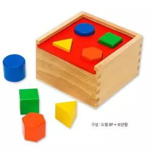 어린이집 교구 놀이 장난감 아기 유아 블럭 도형상사 원목 첫장난감 두뇌개발완구 감각발달 장남감