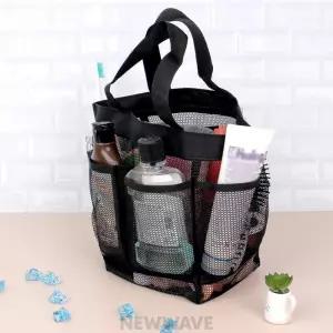 새결이네 메쉬 목욕가방 걸이형파우치 샤워수납 메쉬수납함