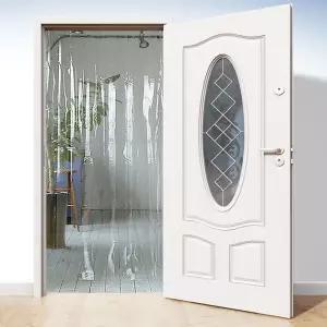 가정집파리문발 투명 비닐커튼 벌레차단현관모기장 여름 손쉬운설치 현관 생활용품