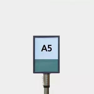 차단봉용 자석 양면 사인안내판 A5 삽입식 스틸 단바 포스터 극장 전시회 행사 POP 표지