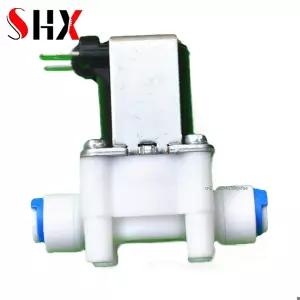 호환  상시 폐쇄 전기 솔레노이드 밸브 솔레노이드 DC 12V 입구 유량 스위치 14 인치 12V 24V 220V 마그네