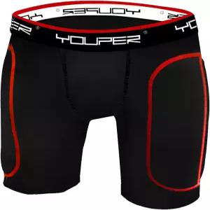 야구 축구 라크로스용 컵 포켓이 있는 유퍼 보이즈 유소년 패딩 슬라이딩 반바지