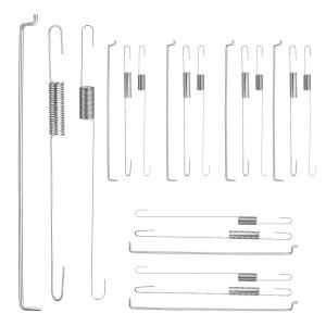 21PCS 168F 스로틀 리턴 스프링 링크 키트 거버너 커넥팅 로드 속도 조절 카뷰레터 구색 분류 세트 GX160 / GX200 170F GX210 (KLI)과 호환됨