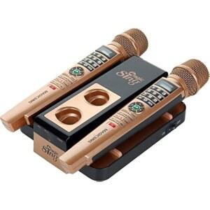 새로운 매직 싱 E5 5000 타갈로그 영어 내장 노래 WiFi 노래방 두 가지 무선 마이크. 이제 600곡 이상의 노래와 카운팅 보컬 가이드와 함께 매직싱 스트리밍 앱에서 만나보세요.