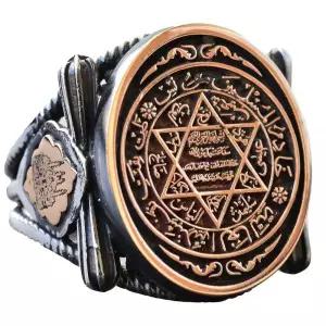 KAMBO David of Star 반지, 남성용 킹 솔로몬 인감 반지, 솔로몬 반지, 남성용 반지, 925 스털링 실버 반지