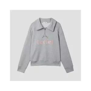 여성 와이드 슬랙스 오피스룩 데일리 [ ] 반집업 레터링 티셔츠_SWJTSP12030_MG