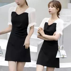 봄원피스 여성 슬림 드레스 미니 여름 데일리 데이트룩