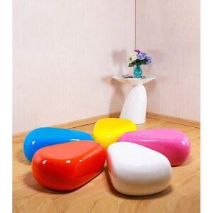 야외용 쇼파 벤치 스툴 하얀색(우편료 우드 의자 타원형 현관 야외 신발장 북유럽 조경