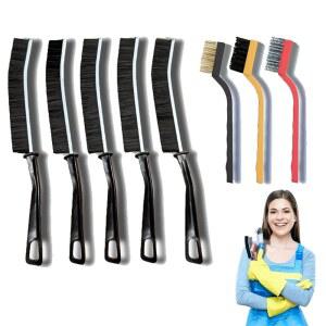 틈새 청소 브러시 딱딱한 솔 그라우트 틈새 청소 브러시 자동차 모서리 창틀 홈 주방 타일 줄눈 청소 도구