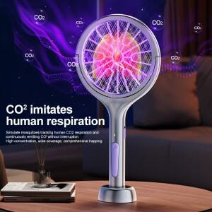 접이식 및 전기 모기채 가정용 2-in-1 USB 충전식 퇴치기