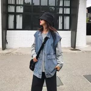 [라일리여성의류] Rly 박시핏 겨울 여성 빅사이즈 여자 조끼코디