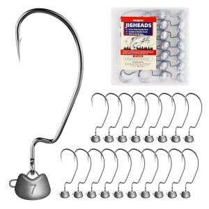 Probite Swing Weedless 네드 리그 지그 - 배스 낚시용 잡초 없는 지그 20개, 네드 리그 미끼에 이상적, 낚시, 낚시꾼을 위한 내구성 있는 지게드