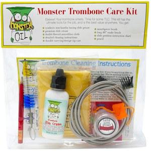 몬스터 트롬본 케어 및 클리닝 키트 미국 베테랑 소유 클리닝을 위한 슬라이드 크림 그리스 마우스피스 브러시