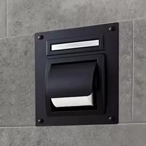 블랙 매립휴지걸이 스텐레스 욕실IBA2STB휴지걸이 화장실 형걸이 용품 악세사리