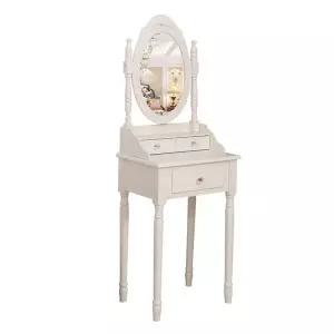 서랍형 파우더룸 앤틱 안방 책상 콘솔 원목 거울서랍장