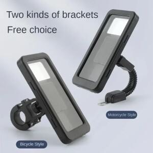 방수 오토바이 자전거 휴대폰 거치대 범용 GPS 360 ° 회전 조절식