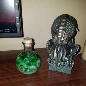 크툴루 동상 문어 모형 홈파티 인형