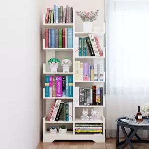 스탠딩 책꽂이지그재그 수납 북유럽 드라이버 정리 거실 책꽃이 서재 북타워