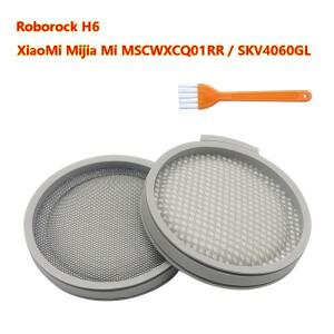 XiaoMi Mijia SKV4060GL / SCWXCQ01RR Roborock H6 휴대용 진공 청소기 액세서리 세척 가능 HEPA 필터 예비