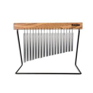 타악기 테이블 책상 교실 음악 명상 또는 요가를 위한 미국산 미디엄 탑 바 차임 u2014 파우더 코팅 금속 스탠드 포함