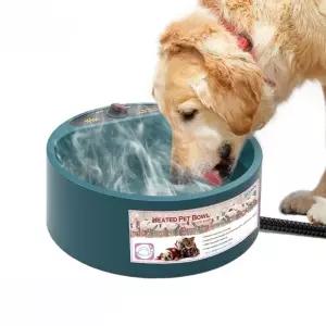 야외 실외 강아지 가열식 물통 전기 온도유지 보온 고양이 물그릇
