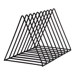 보관함 데스크탑 책장 비닐 레코드 검정색 신문 홀더 스탠드 잡지 주최자 문구 학생