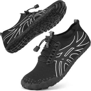 맨발 워터 슈즈 여성 남성 성인 하이킹 수영 비치 리버 풀 가드 아쿠아 양말 보호 편안함 넓은 발가락 상자