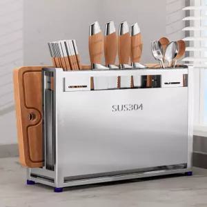 304 스테인리스 칼도마거치대 칼꽂이 도마 선반 수납 모델 쟁반꽂이 접시 식판꽂이 정리대